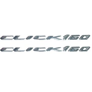 آرم روی بدنه و دستگیره موتور سیکلت وارون مدل آبکاری کد a 50 مناسب برای هوندا click 160 بسته 2 عددی