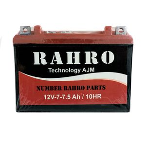 باتری موتور سیکلت  رهرو مدل 12v 7 7.5 ah _10hr