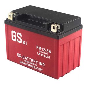 باتری موتور سیکلت جی اس مدل 12v12