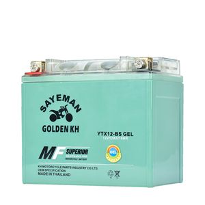 باتری موتور سیکلت سایمان مدل ytx12 bs