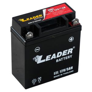 باتری موتور سیکلت لیدر مدل 12v5 5ah