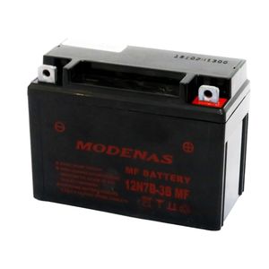 باتری موتور سیکلت مودناس مدل 12v7 مناسب برای طرح هندا استارتی