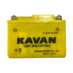 باتری موتور سیکلت کاوان مدل 12v7ah کوتاه