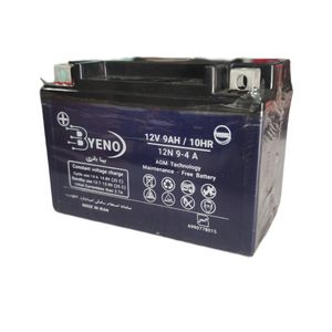باتری موتورسیکلت 9 آمپر بینو مدل 12v9ah