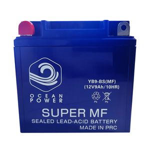 باتری موتورسیکلت اوشن پاور مدل 12v 9ah بلند