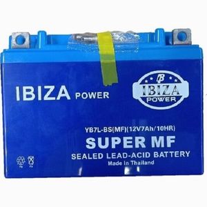 باتری موتورسیکلت ایبیزا مدل 12v 7ah