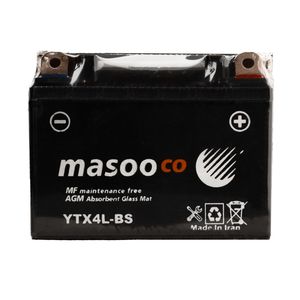 باتری موتورسیکلت ماسوکو  مدل ytx4l bs