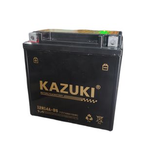 باتری موتورسیکلت کازوکی مدل 12 ولت 14 آمپر   12v14ah