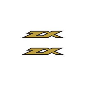 برچسب بدنه موتورسیکلت لیزارد مدل اسپرت طرح zx کد lzd 1016 بسته 2عددی