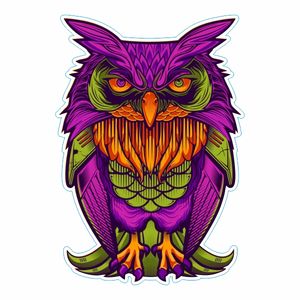 برچسب بدنه موتورسیکلت مدل جغد