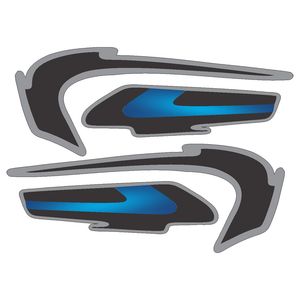 برچسب بدنه موتورسیکلت کد bm002b بسته 4 عددی