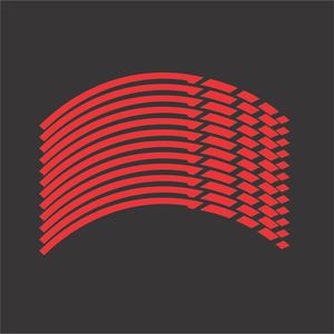 برچسب رینگ موتورسیکلت لیزارد مدل رفلکتیو کد lzd 1046 مجموعه 12 عددی