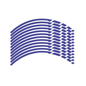 برچسب رینگ موتورسیکلت لیزارد مدل رفلکتیو کد lzd 1047 مجموعه 12 عددی