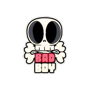 برچسب موتور سیکلت رایسان طرح اسکلت bad boy کد sm0102