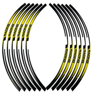 برچسب موتور سیکلت وارون مدل w 59 racing ylw بسته 12 عددی