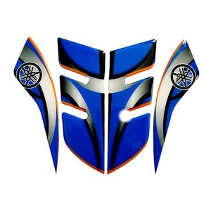 برچسب گلگیر جلو موتورسیکلت مدل w 9 blue مناسب برای یاماها آیروکس بسته 4 عددی