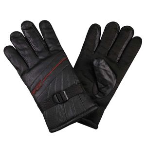 دستکش موتورسواری طرح چرمی مدل sport red