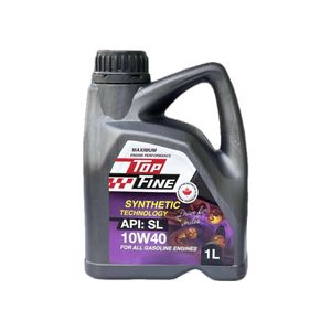روغن موتور سیکلت تمام سنتتیک تاپ فاین مدل sl 10w 40 حجم 1 لیتر