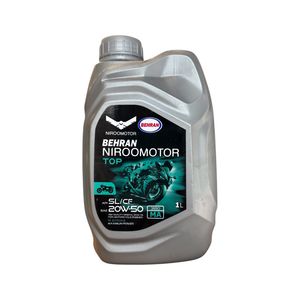 روغن موتور سیکلت تمام سنتتیک نیرو موتور مدل sl 20w 50 حجم 1 لیتر