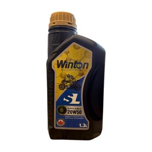 روغن موتور سیکلت تمام سنتتیک وینتون مدل sl 20w 50 حجم 1.3 لیتر