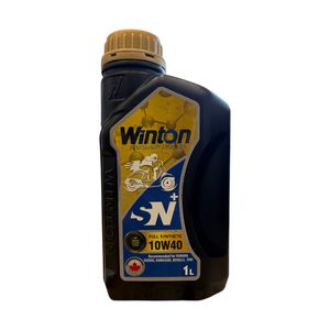 روغن موتور سیکلت تمام سنتتیک وینتون مدل sn 10w 40 حجم 1 لیتر