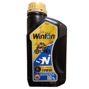 روغن موتور سیکلت تمام سنتتیک وینتون مدل sn plus 10w 40 حجم 1 لیتر