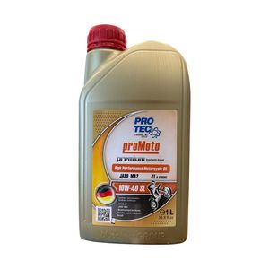 روغن موتور سیکلت تمام سنتتیک پروتک مدل sl 10w 40 حجم 1 لیتر