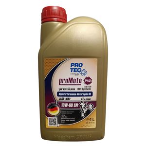 روغن موتور سیکلت تمام سنتتیک پروتک مدل sn 10w 60 حجم 1 لیتر