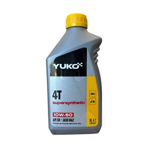 روغن موتور سیکلت تمام سنتتیک یوکو مدل sn 10w 50 حجم 1 لیتر
