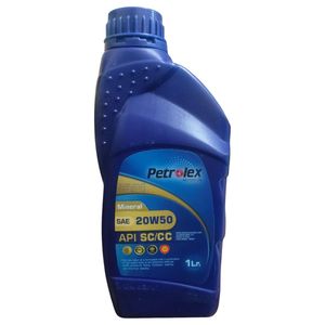 روغن موتور سیکلت معدنی پترولکس مدل sj 20w 50 حجم 1 لیتر