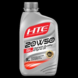 روغن موتور سیکلت نیمه سنتتیک اچ تی سی اویل مدل sl 20w 50 حجم 1 لیتر