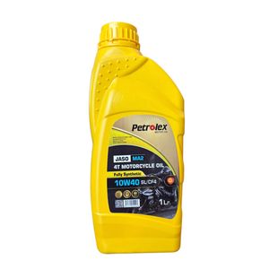 روغن موتور سیکلت نیمه سنتتیک پترولکس مدل sl 10w 40 حجم 1 لیتر