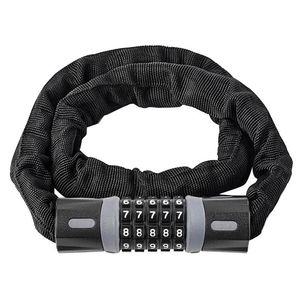 قفل موتور سیکلت مدل رمزدار زنجیر تمام فولادی کد 8362