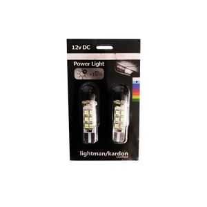 لامپ ال ای دی موتورسیکلت لایتمن کاردن مدل 18smd power lightسفید بسته 2 عددی
