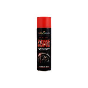 محافظ واکس و براق کننده لاستیک موتور سیکلت دوپلی کالر مدل shine2 حجم 500 میلی لیتر