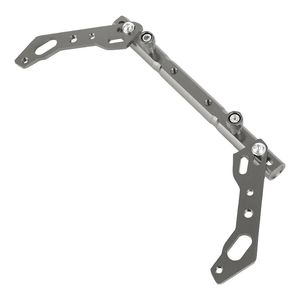 میل رنتال فرمان موتور سیکلت وارون مدل 3 تیکه طرح slvr کد w 104