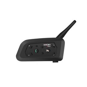 هدست بلوتوثی کلاه کاسکت مدل v6 بسته ۲ عددی