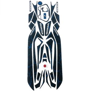پد برچسب بدنه کامل موتور سیکلت وارون مدل b 10 blk blu مناسب برای هوندا کلیک 150 بسته 33 عددی