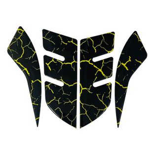 پد برچسب گلگیر جلو موتور سیکلت وارون مدل w 9 blk ylw مناسب برای یاماها آیروکس بسته 4 عددی