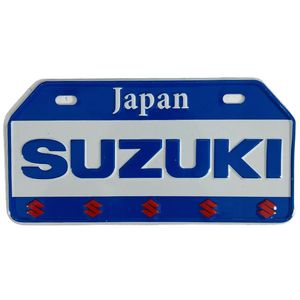 پلاک تزیینی موتور سیکلت وارون مدل w 64 suzki blu