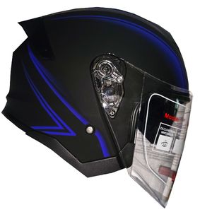 کلاه کاسکت بدون فک دی ای وان مدل عینکدار کد da_bl408