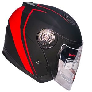 کلاه کاسکت بدون فک دی ای وان مدل عینکدار کد da_rd403
