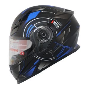 کلاه کاسکت ردلاین مدل 939_matt black_blue time