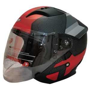 کلاه کاسکت ردلاین مدل 946 matt redblk