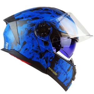 کلاه کاسکت فک متحرک رادین مدل blueame کد 2154