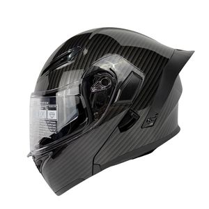 کلاه کاسکت فک متحرک کایک مدل 772 طرح carbon