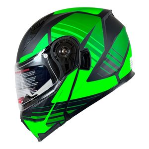 کلاه کاسکت مدل da1 black green105