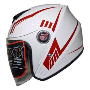 کلاه کاسکت مدل tsp white tarh dar