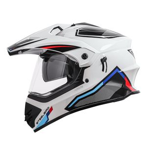 کلاه کاسکت چانه‌دار استیل برد مدل racer wred