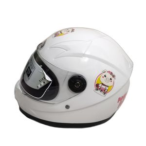کلاه کاسکت کودک ورسک مدل full face کد white